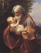 Guido Reni Joseph with the christ child in His Arms (san 05) oil painting artist